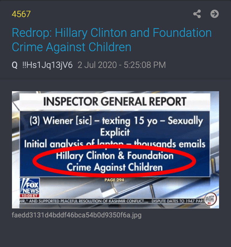 Clinton Foundation Crime Against Children in Inspector General Report